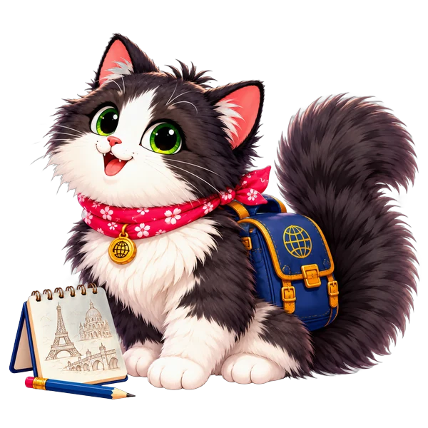 Rosie, the curious puzzle cat
