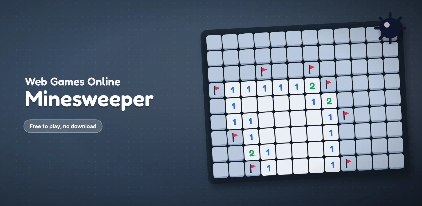 Minesweeper Online, free to play in your browser